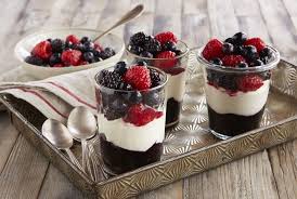 Mixed Berry Cheesecake Coupes Recipe Driscoll S Recipe Berries Recipes Berry Cheesecake Food