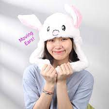 Kawaii Clothing Gorro Orejas Con Movimiento Moving Ears Hat Wh154 Bunny Hat Cute Bunny Kawaii