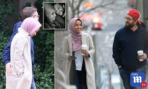 Tim mynett also denied the affair but last month the congresswoman announced on her instagram account that the two were married. Newlywed Ilhan Omar And Her Chief Fundraiser Husband Share Some Pda In Dc Daily Mail Online