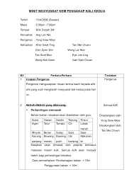 Berikut merupakan laman yang menunjukkan beberapa contoh minit mesyuarat Contoh Format Laporan Minit Mesyuarat Puasauu