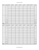 Shanghai rummy card game score sheet games world. Score Sheets