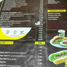 His menu is spit into two categories: Fotos Bei Ramly Burger Rnr Gurun Arah Utara North Bound Gurun Kedah