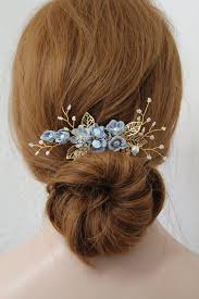Something Blue Bridesmaid Hair Comb Gold Wedding Hair Comb Etsy In 2020 Bridesmaid Hair Comb Gold Hair Comb Wedding Hair Comb Wedding