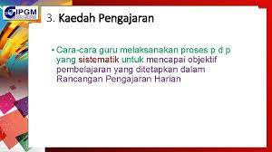Pendekatan, kaedah, dan teknik pengajaran dan pembelajaran aspek tatabahasa pertama sekali, aspek tatabahasa merupakan pengetahuan tentang peraturan dan hukum sesuatu bahasa dan bukannya suatu kemahiran seperti kemahiran mendengar, bertutur, membaca, dan menulis. Edup 3033 Murid Dan Pembelajaran Topik 7 Pendekatan