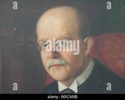 Deutsch: Ausschnitt aus Porträt des Reichskanzlers Wilhelm Marx von Wilhelm  Ritterbach, Düsseldorf 1924 . 1924. Wilhelm Ritterbach 404 Marxausschnitt  Stock Photo