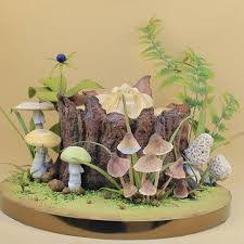 Tort Duh Lesa Podrobnyj Master Klass Nahoditsya Na Stranicah Zhurnala Tortdeko N2 20 Maj 2015 Avtor Tatyana Fairy House Cake Carousel Cake Mushroom Cake