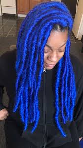 Today's distressed butterfly locs tutorial is brought to you by janet collection nala tress in 24 inches. Blue Faux Locs Chicago Ig Vanity Love21 Natural Hair Babies Butterfly Braid Hair Ponytail Styles