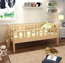 Whether you're looking for a classic wooden small single beds: Solid Wood Children Beds With Guardrail Small Infant Bedside Single Widening And Splicing Kids Bed 20 Off