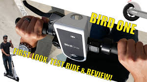 Bird Es1 300 Electric Scooter Review New Bird One Scooter Review First Look And First Ride Youtube