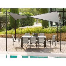Tonnelle De Jardin Certeli 3 X 3 M Graphite Ardoise Hesperide Taille Taille Uniqu Decoraciones De Jardin Jardines Exteriores Decoracion De Unas