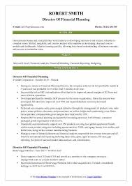 Post on job boards for free. Director Of Financial Planning Resume Samples Qwikresume