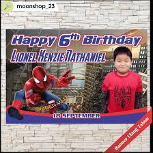 Pembayaran mudah, pengiriman cepat & bisa cicil 0%. Spanduk Banner Backdrop Ulang Tahun Custom Tema Spiderman Shopee Indonesia
