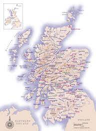 Auf spurensuchen in den schottischen highlands. Scottish Clans And Castles Clan Land Map