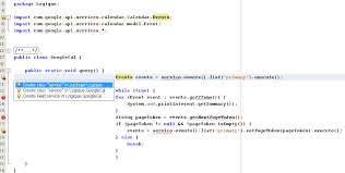 Java Doesn T See Calendar Api Stack Overflow