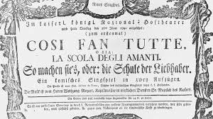 It is the last of his three operas with librettist lorenzo da ponte. Mozart S Cosi Fan Tutte Overture Springs To Life The Listeners Club