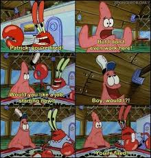 I Feel Like Patrick Was Smarter In The Old Episodes Spongebob Funny Spongebob Jokes Funny Spongebob Memes