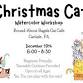 Christmas Cats Watercolor Workshop — Owlfeathers... event in Carlisle, PA