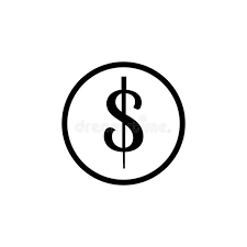 Work faster with adobe stock. Icon Dollar Outline Black White In Circle Money And Finance For App Button Donat Payment Vector Stock Vector Illustration Of Currency Earning 174052327