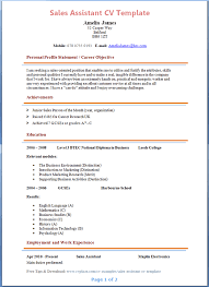 Recruiters and hiring managers spend an average of 6 seconds reviewing a candidate's resume before they make an initial assessment. Sales Assistant Cv Template Tips And Download Cv Plaza