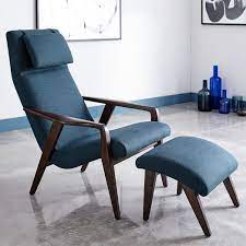 The mid century lounge chair & ottoman is a timeless classic. Contour Mid Century Chair