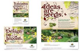 Landscape Design Flyer Ad Template Design Flyer Design Flyer Template Flyer