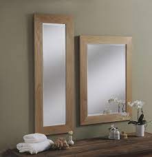 Can be hung either way. Oak Framed Mirror 94 X 69cm Exclusive Mirrors