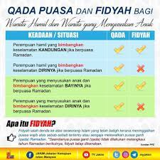 Tidak ada aturan yang tepat mengenai puasa selama masa menyusui. Qada Puasa Dan Fidyah Bagi Jabatan Penerangan Malaysia Facebook