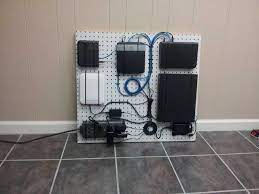 One idea for where to put your cable box is to use shelves that are also wall mounted. Wall Mounting The Network Cable Management Wall Home Networking Setup Home Network