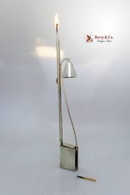 Combination Candle Lighter Candle Snuffer And Match Safe Holder Sterling Silver
