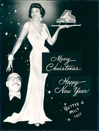 Holiday promotional image of Bettye Miller and Milt Abel