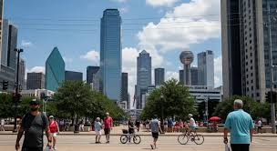 Dallas tuvo una jornada de calor intenso y nubosidad