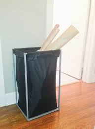 Laundry Hamper Turned Beautiful Modern Side Table Ikea Hackers Ikea Laundry Basket Laundry Hamper Ikea Laundry