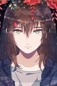 Iphone xs max iphone x / xs iphone 6s+/7+/8+ iphone 6/6s/7/8. Download Wallpaper 800x1200 Anime Smile Girl Flowers Sweet Wallpaper Background Iphone 4s 4 For Parallax