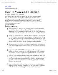 How To Make A Skit Outline In 2021 Comedy Writing Skits Script Writing
