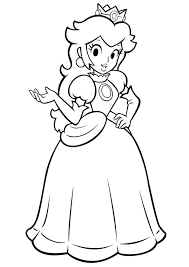 Mario kart coloring pages pdf. Princess Peach