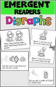 Digraphs Emergent Readers Set Focuses On The Practice Of Consonant Digraphs Ch Sh Ck Ph And Wh These Readers Are Digraph Emergent Readers Decodable Books