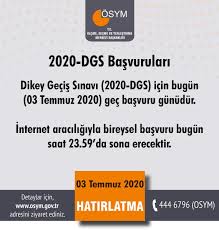 Adaylar, başvurularını elektronik ortamda ösym başvuru merkezleri aracılığıyla veya bireysel olarak saat. Osym On Twitter 2020 Dgs Adaylarimizin Dikkatine
