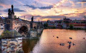 De kleurcode voor tsjechië is oranje. Praag Tsjechie Reishonger