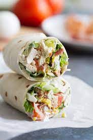 Easy Chicken Cobb Salad Wraps Lunch Recipe Taste And Tell Recipe Salad Wraps Chicken Salad Wrap Food