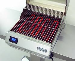 Housed in brushed stainless steel, the optigrill electric indoor grill makes an attractive addition to any first electric indoor grill that cooks by adapting its grilling cycles to the thickness of the foods. Fire Magic Electric Stainless Steel 16 Patio Bbq Grill Mge250t1z1e