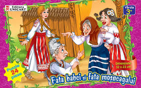 Fata mosului si fata babei. Puzzle 60 Piese Fata Babei Si Fata Mosului Papiro