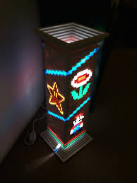 Impressive But 2 200 Light Up Lego Super Mario Lamp Geekologie