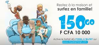 Cameroun Covid 19 Camtel Propose 150 Go De Data A 10 000 F Cfa Avec L Offre Family Surf Digital Business Africa