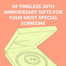 You can find information here relating to each anniversary year right up to 30 years of marriage, and. 34 Timeless 30th Anniversary Gifts For Your Most Special Someone Dodo Burd