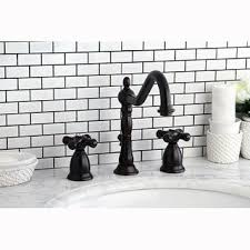 Victorian Oil Rubbed Bronze Black Widespread Bathroom Faucet Overstock Com Shopping Bathroom Faucets Farmhouse Bathroom Faucets Oil Rubbed Bronze Bathroom