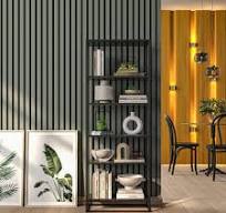Olive Green Acoustic Slat Wood Wall Panels - Limited Edition