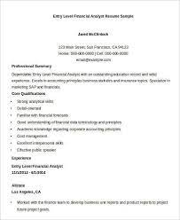Representative entry level financial analyst resume. Entry Level Financial Analyst Resume Sample Objective Experience For Hudsonradc