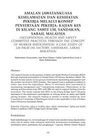 Apr 01, 2021 · laporan kemalangan di tempat kerja. Amalan Jawatankuasa Keselamatan Dan Kesihatan Pekerja Melalui Konsep Penyertaan Pekerja Kajian Kes Di Kilang Sawit Lm Sandakan Sabah Malaysia Borneo Research Journal