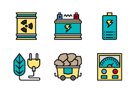 Power Energy Color Line Icons By Phat Plus Line Icon Color Lines Power Energy