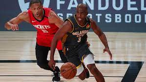 Generally, when assessing the matchups in the backcourt, it is usually a safe bet to give the edge to the team that has james. Rockets Vs Thunder Score Takeaways Chris Paul Oklahoma City Force A Game 7 With Pivotal Win Over Houston Cbssports Com